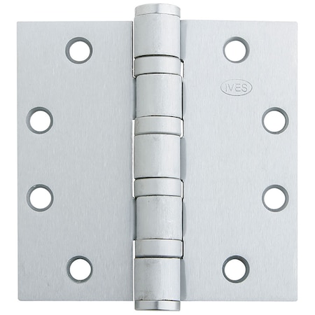 Ives Ball Bearing Butt Hinge, 5" x 6", 652, Wide Throw, Standard 5BB1WT 5.0X6.0 652